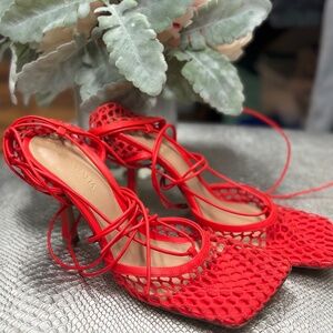 Bottega Veneta lace up sandals